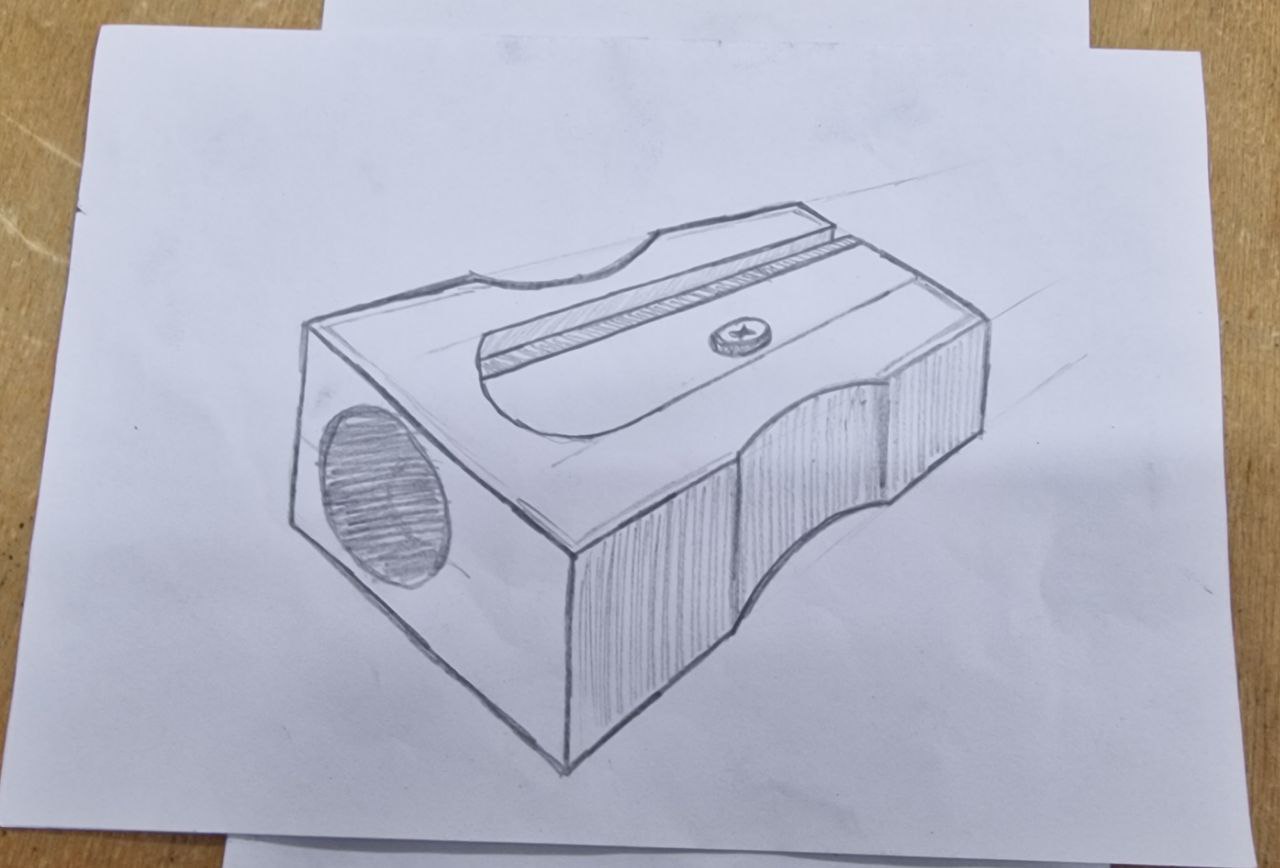 sacapuntas boceto